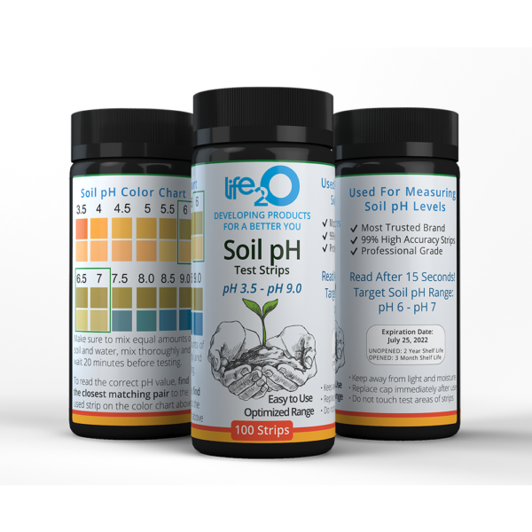 Soil pH Test Strips life2O Test Strips