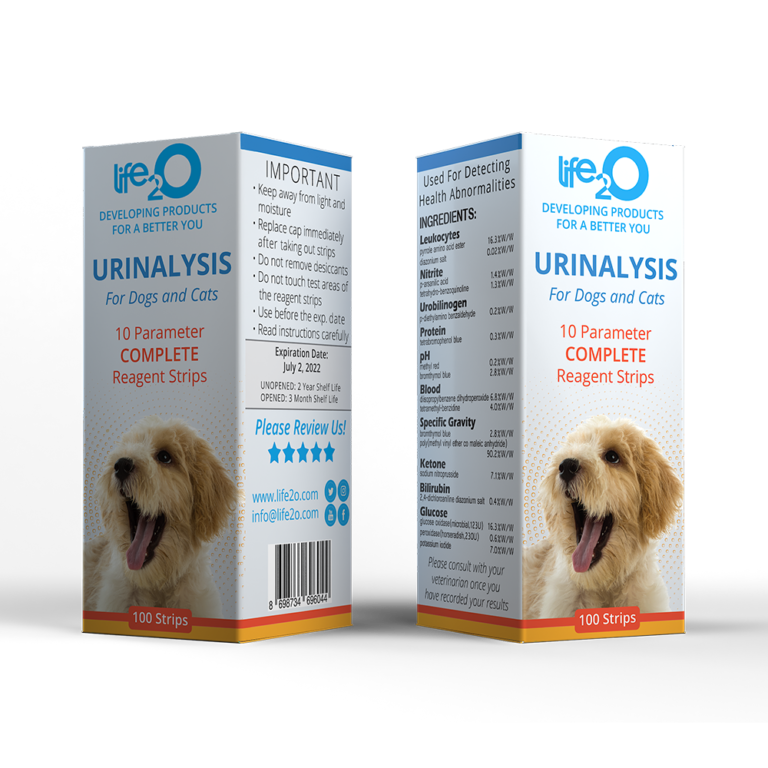 Dog and Cat Urine Test Strips life2O Test Strips