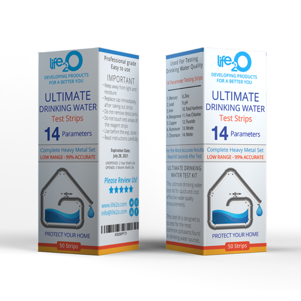 Drinking Water Test Strips life2O Test Strips
